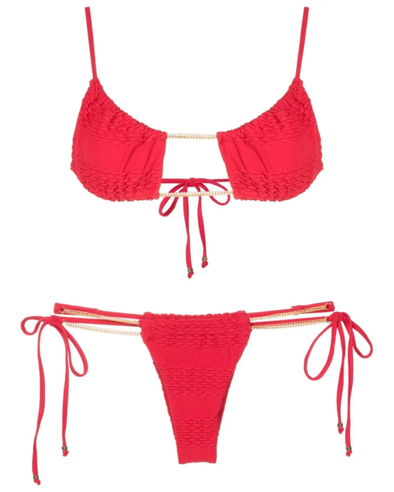Amir Slama Bikini mit Finish - Rot Rot