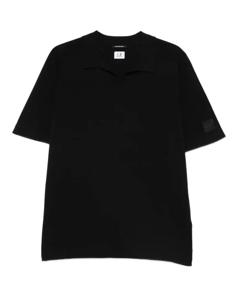 C.P. Company logo-patch T-shirt - Schwarz Schwarz