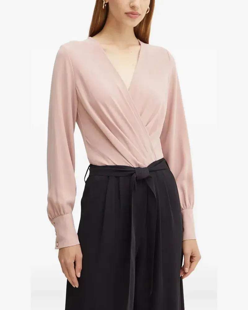 Silvian Heach Plissierter Jumpsuit mit Gürtel - Rosa Rosa