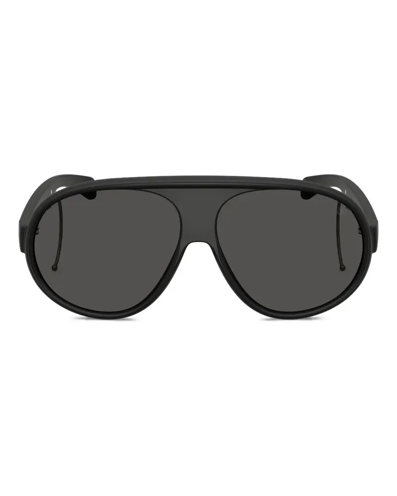 Moncler Getönte Pilotenbrille - Schwarz Schwarz
