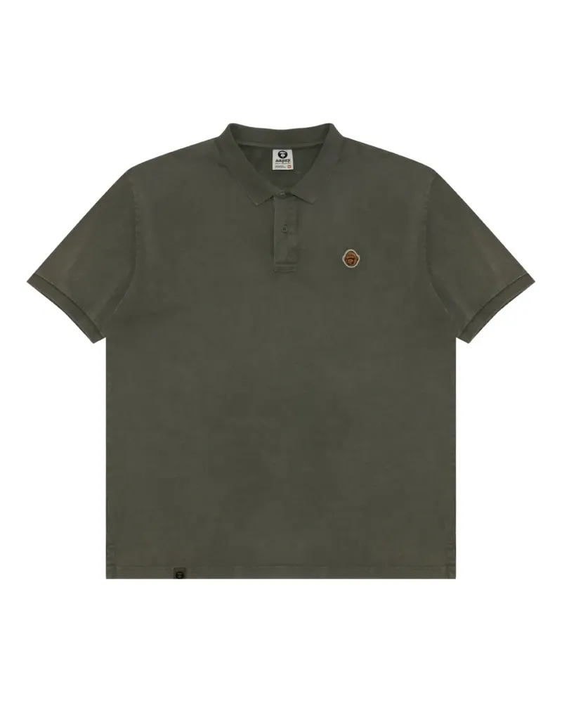 BAPE appliqué polo shirt - Grün Grün