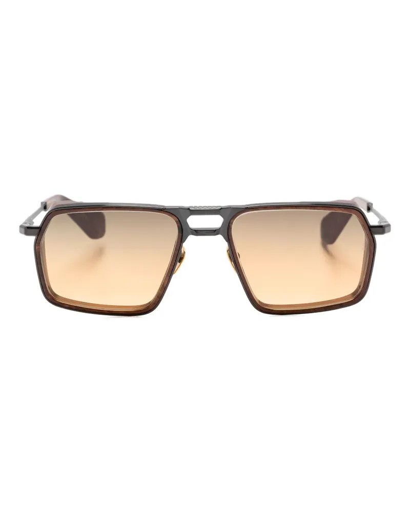 Jacques Marie Mage Getönte Pilotenbrille - Braun Braun