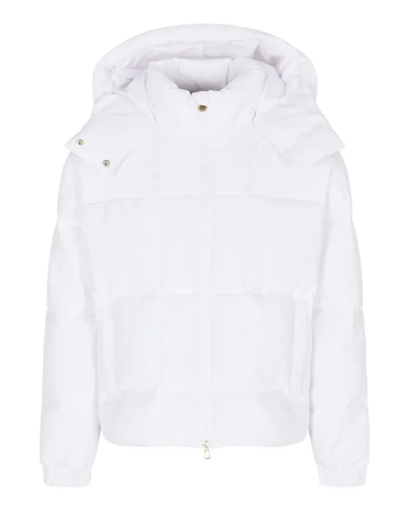EA7 hooded quilted jacket - Weiß Weiß