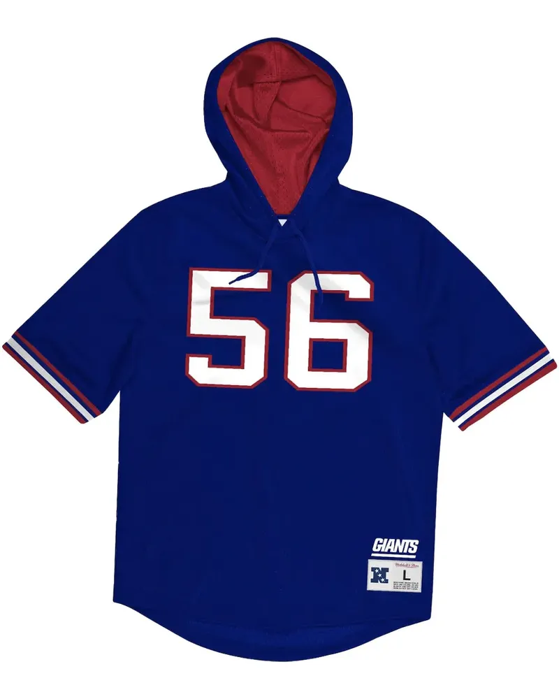 Mitchell & Ness NFL N&N "Giants 1990 Lawrence Taylor" Hoodie - Blau Blau