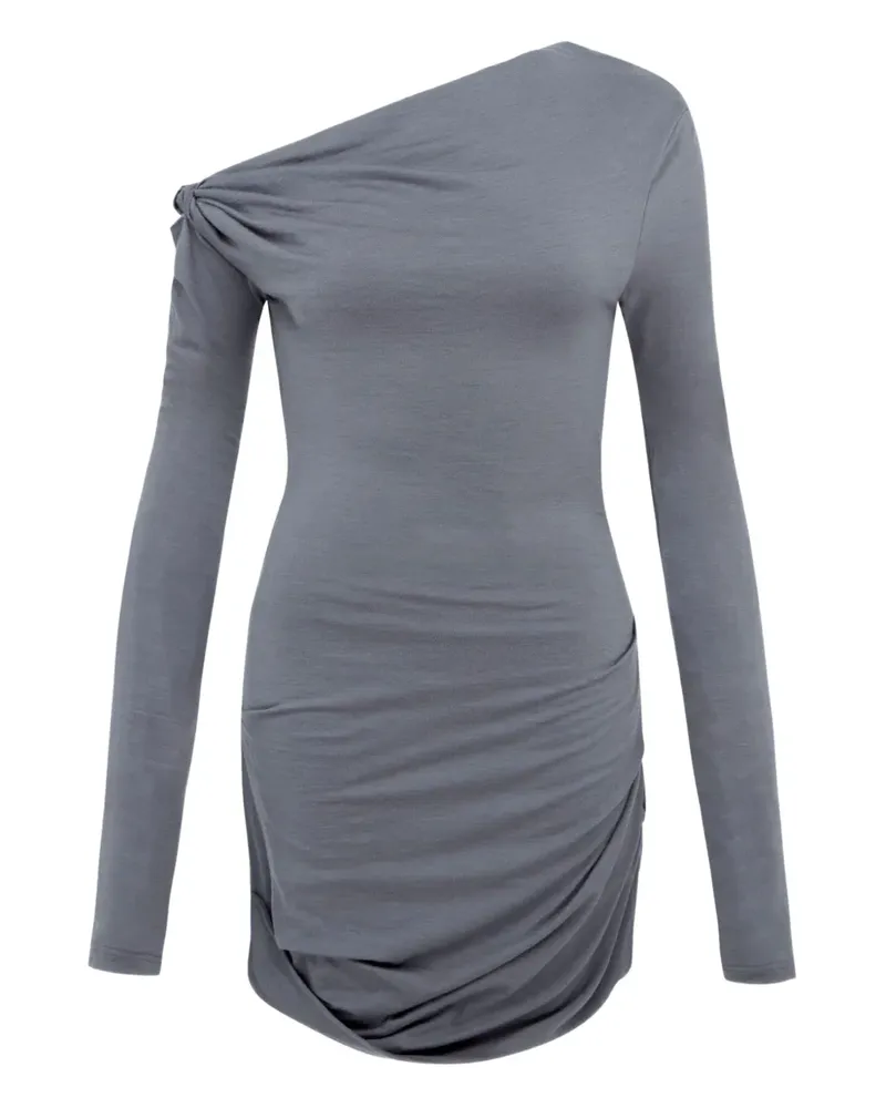 Paris Georgia Manahou Minikleid mit Knoten - Grau Grau