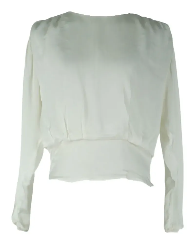 Sandro long-sleeved blouse - Weiß Weiß