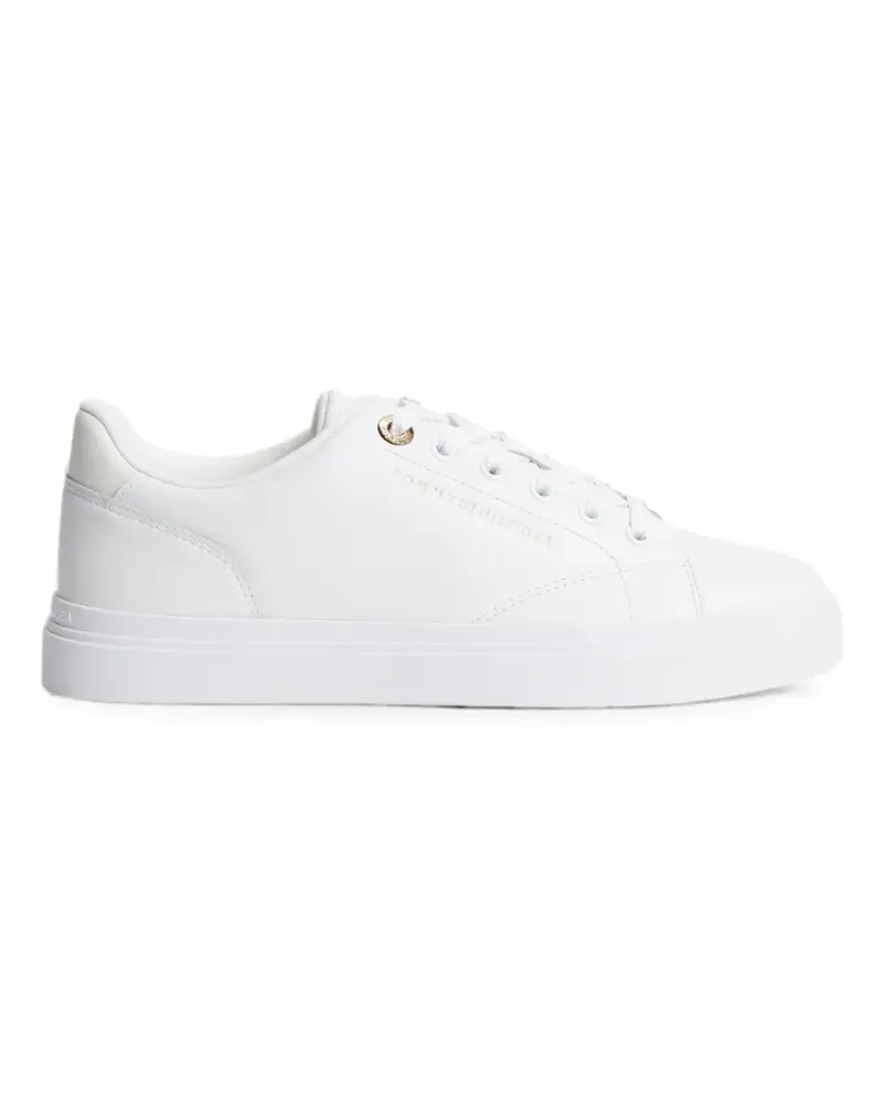 Tommy Hilfiger Sneakers mit Logo-Print - Weiß Weiß