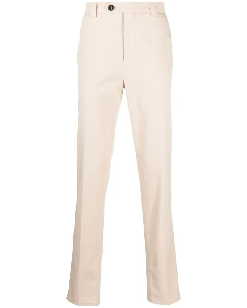 Brunello Cucinelli Halbhohe Chino - Nude Nude