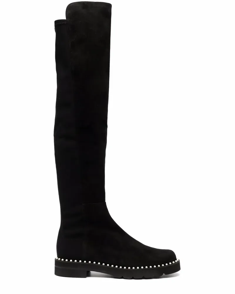 Stuart Weitzman Klassische Overknee-Stiefel - Schwarz Schwarz