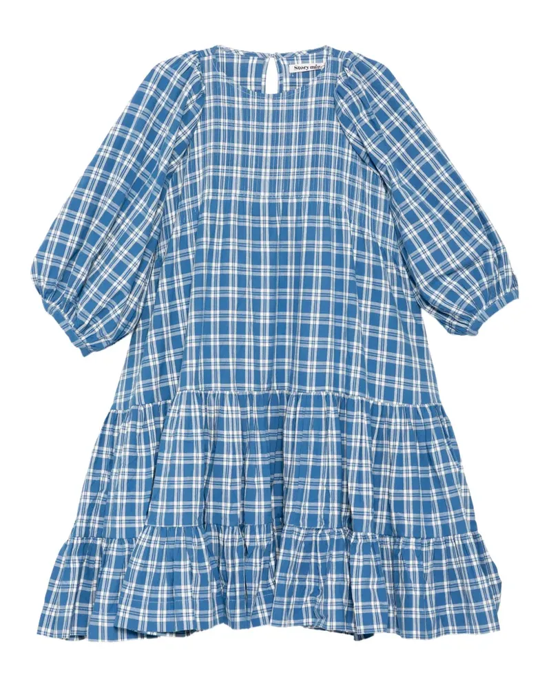 STORY mfg. Cloud midi dress - Blau Blau