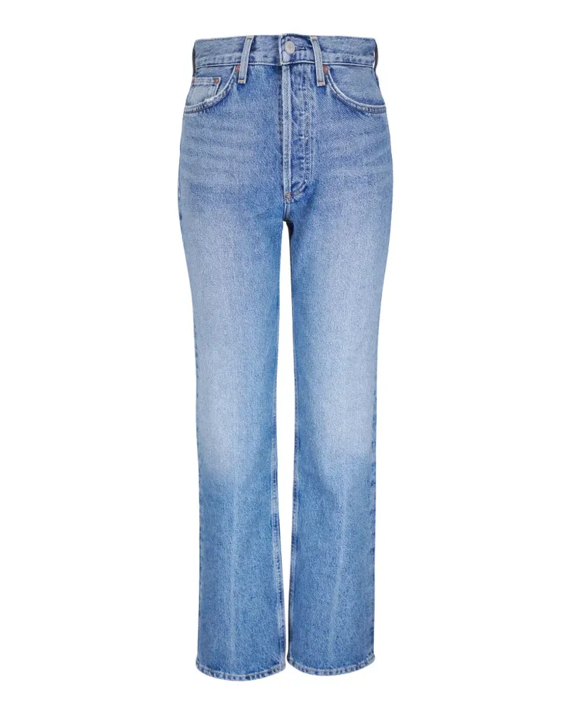 AGOLDE whiskering-effect jeans - Blau Blau
