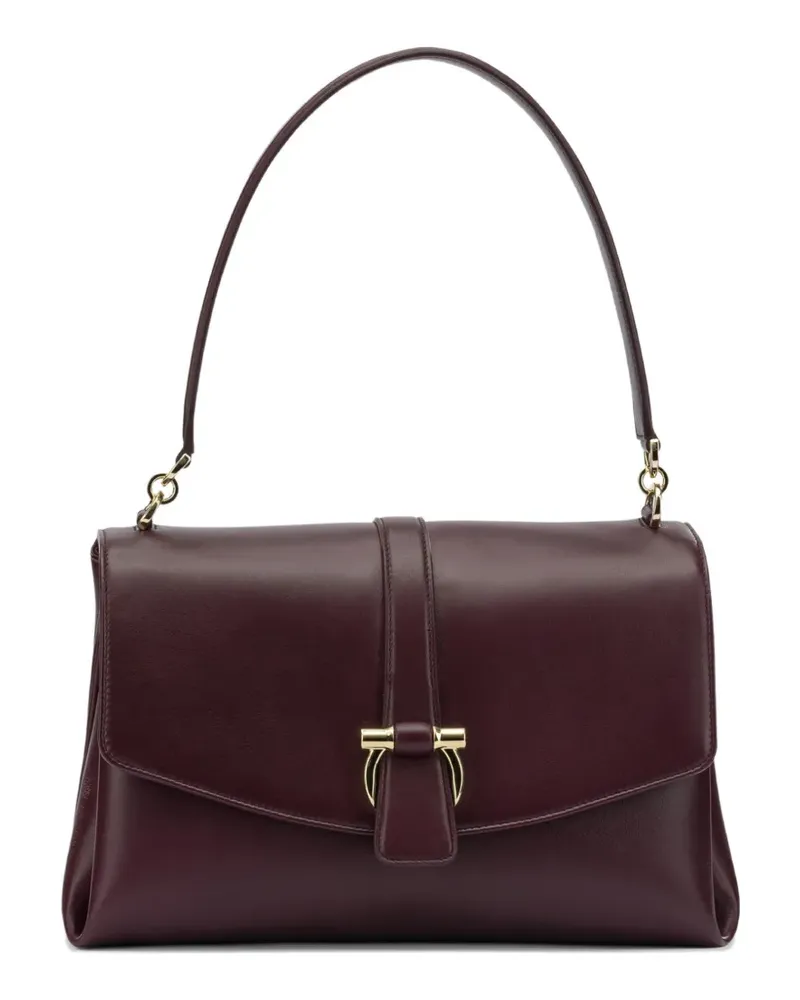Ferragamo Schultertasche mit Klappe - Rot Rot
