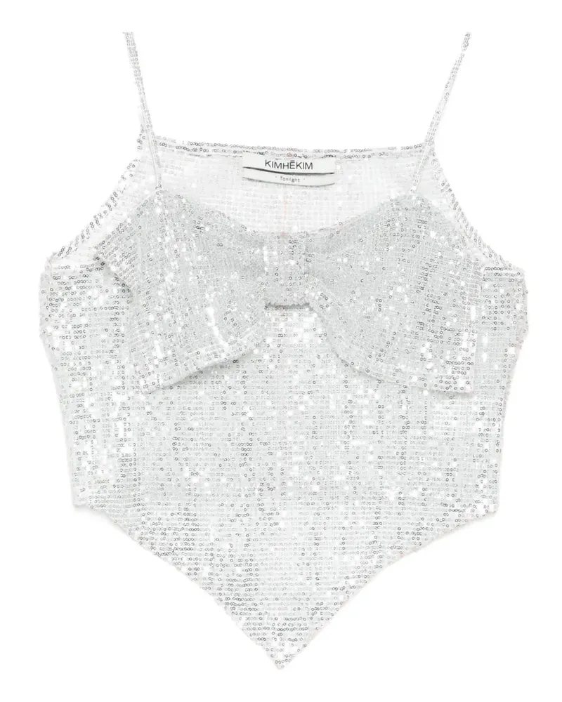 KIMHEKIM Monroe Spangle Oberteil - Grau Grau