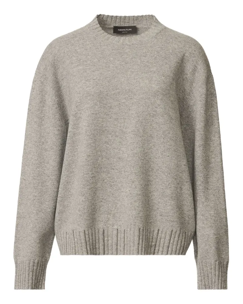 Fabiana Filippi Pullover mit gerippten Details - Grau Grau