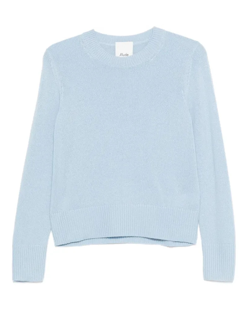 ALLUDE crew-neck cashmere sweater - Blau Blau