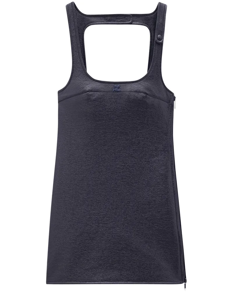 Courrèges Reedition Minikleid - Blau Blau