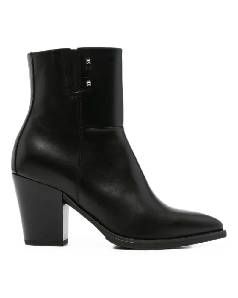 Nero Gardini stud-embellished pointed-toe ankle boots - Schwarz Schwarz