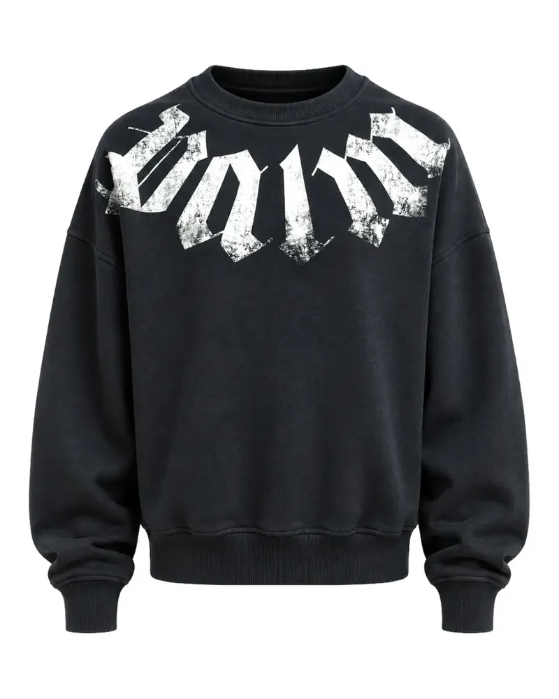 Palm Angels Pullover mit Logo-Print - Schwarz Schwarz
