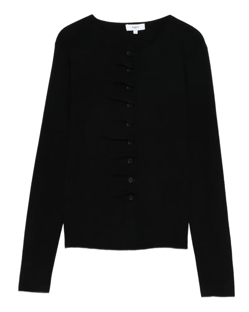 Suncoo Klassischer Cardigan - Schwarz Schwarz
