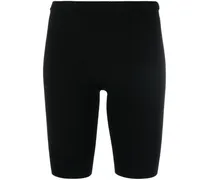 Gerippte Radlerhose - Schwarz