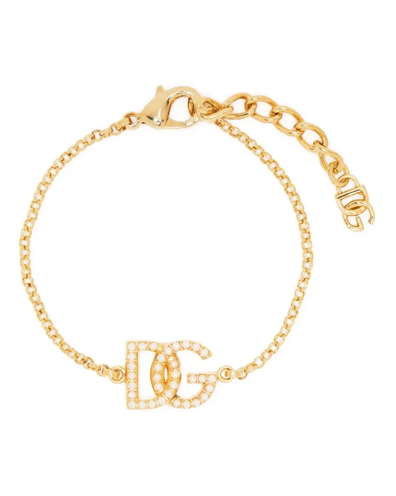 Dolce & Gabbana Kettenarmband mit Logo - Gold Gold