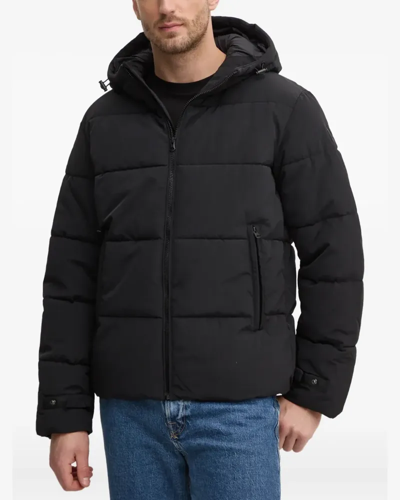 Benetton hooded zip jacket - Schwarz Schwarz