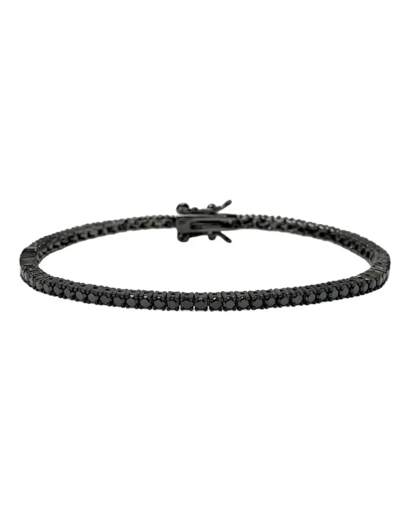 Nialaya Mini Tennis Armband - Schwarz Schwarz
