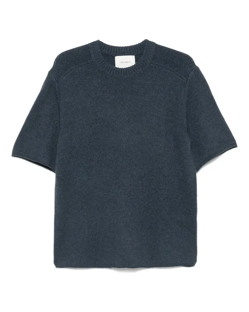 Lisa Yang T-Shirt aus Kaschmir - Blau Blau
