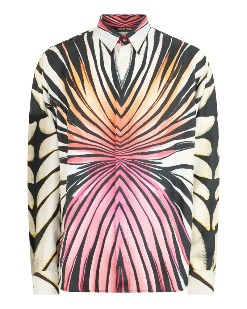Roberto Cavalli Langärmeliges Hemd - Weiß Weiß