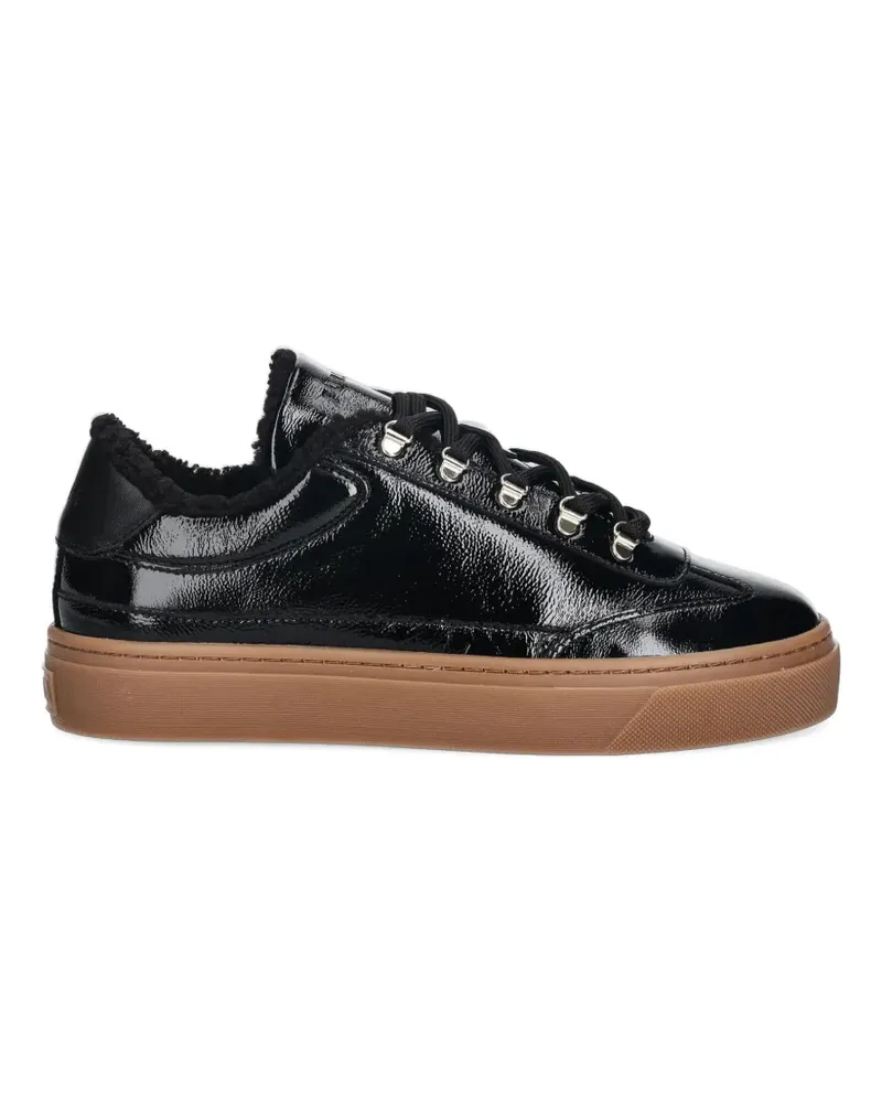 Furla lace-up platform sneakers - Schwarz Schwarz