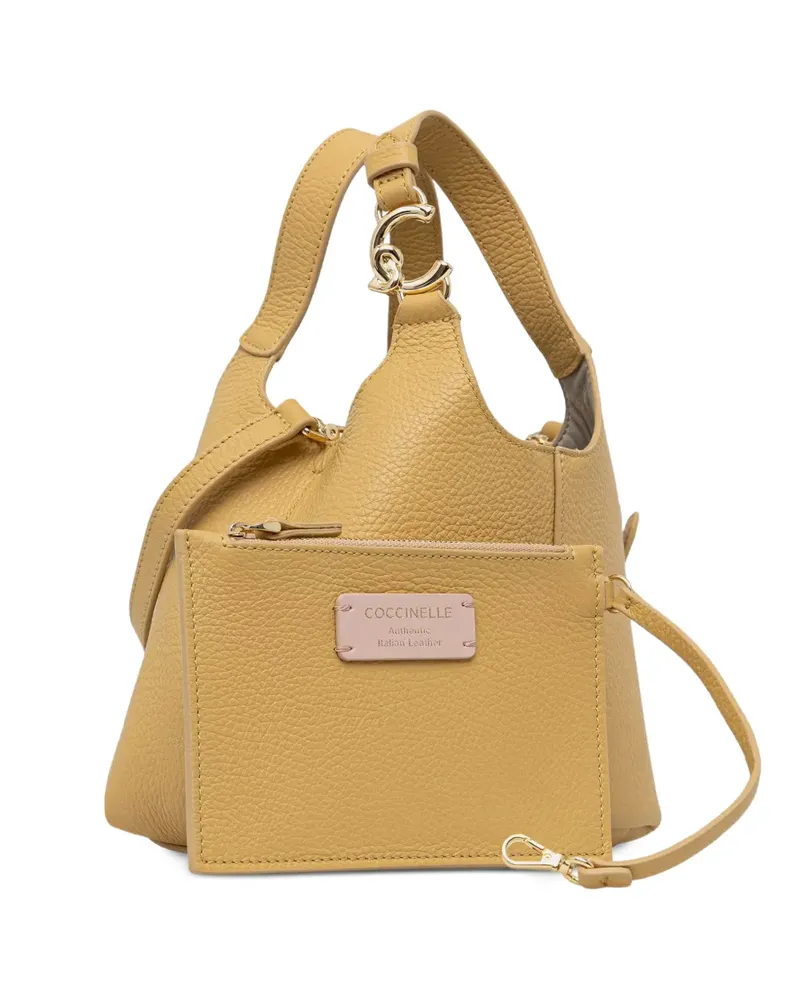 Coccinelle Kleine C-Easy Tote Bag - Gelb Gelb
