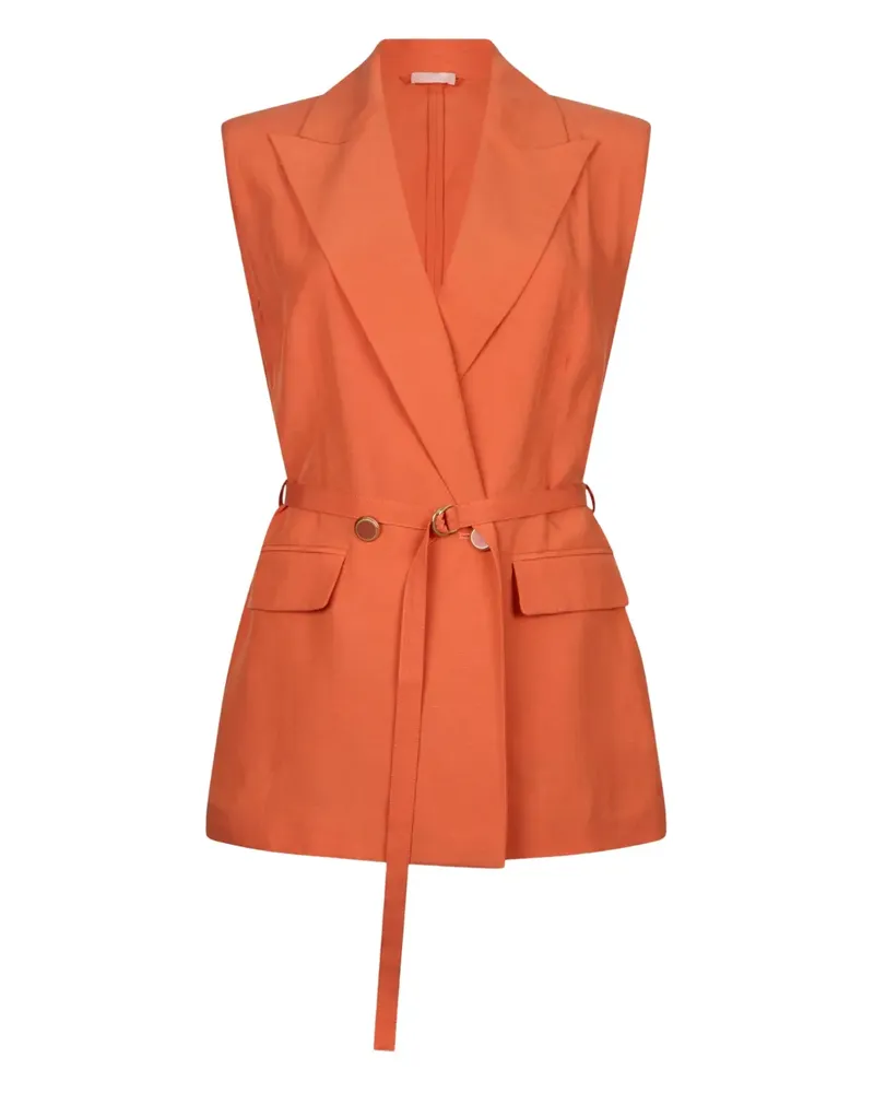 Liu Jo Weste mit Bindegürtel - Orange Orange