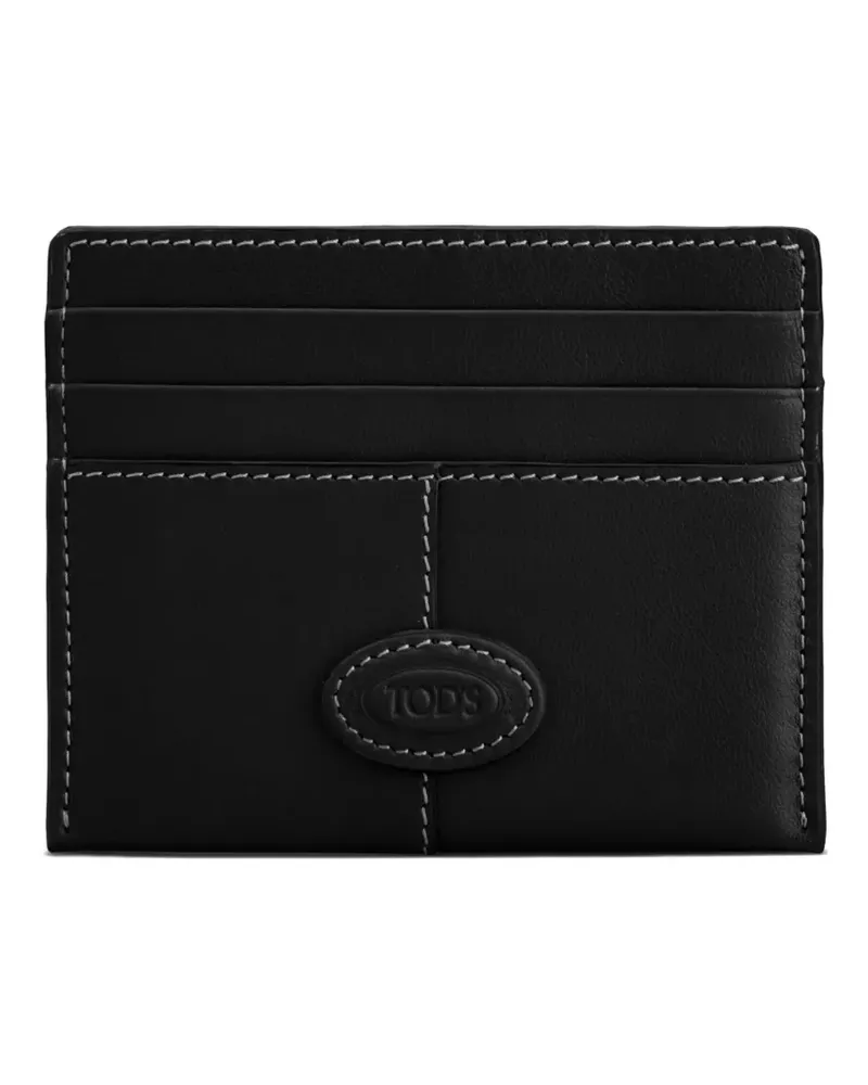 TOD'S Piccolo Kartenetui - Schwarz Schwarz