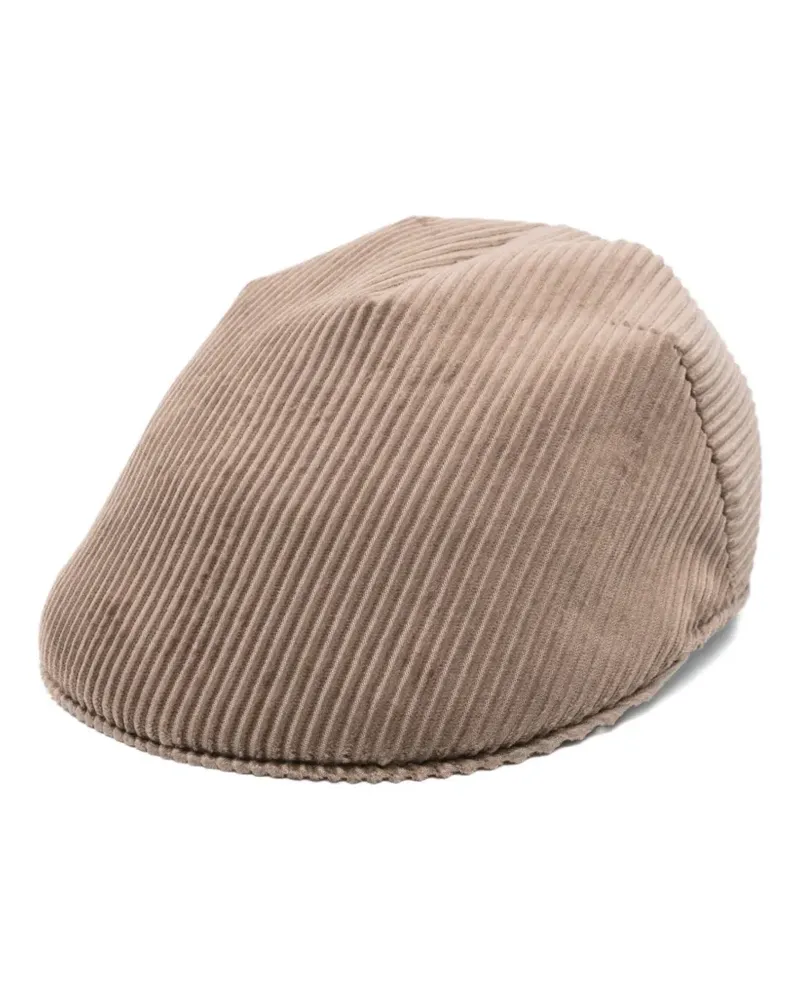 Brunello Cucinelli Baskenmütze aus Cord - Braun Braun