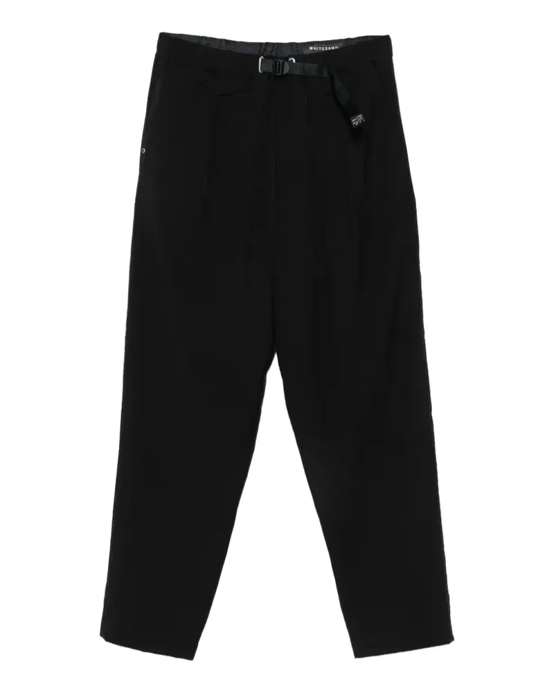 PLAN C belted trousers - Schwarz Schwarz