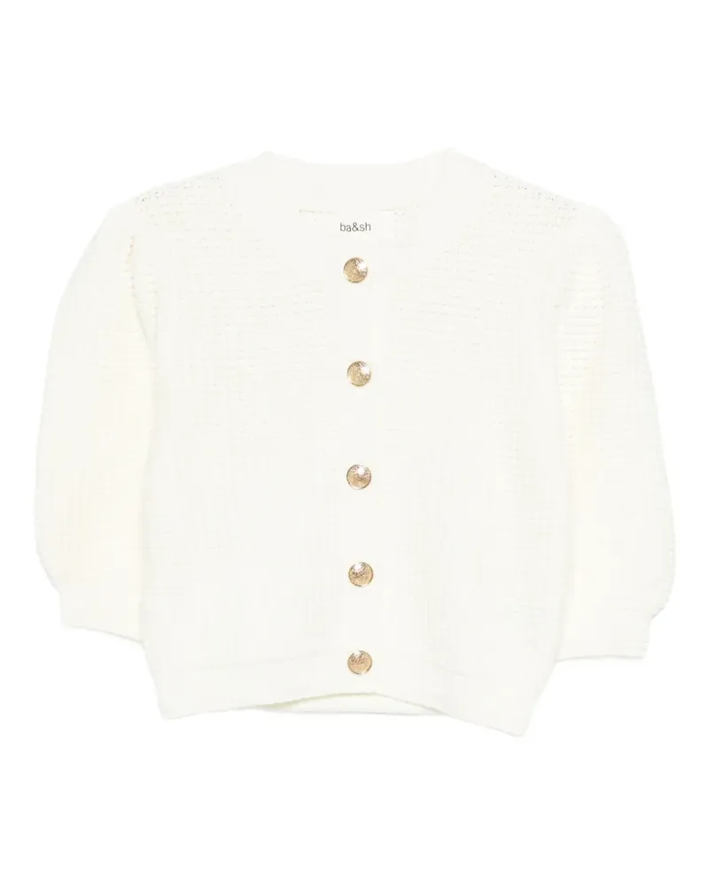 ba&sh Geknöpfter Cardigan - Weiß Weiß