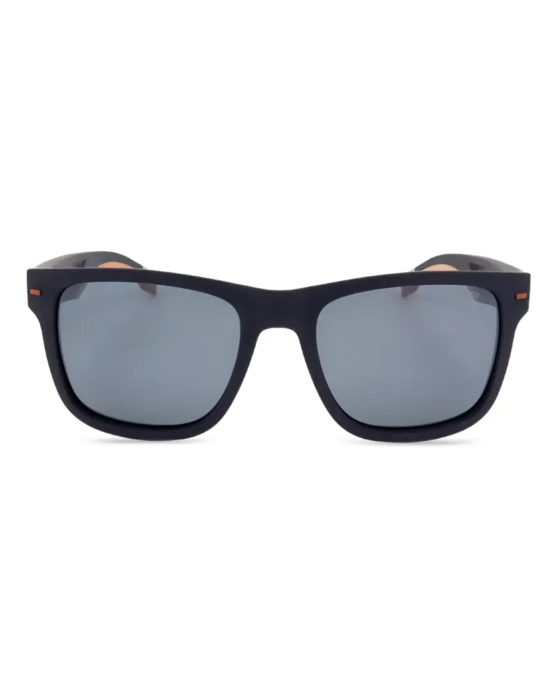 HUGO BOSS Sonnenbrille mit eckigem Gestell - Blau Blau