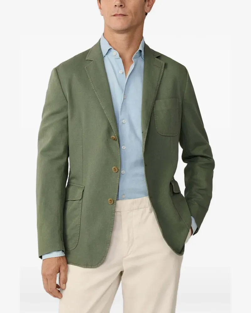 Hackett Sakko mit aufgesetzten Taschen - Grün Grün