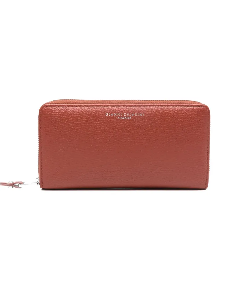 Gianni Chiarini zip leather wallet - Orange Orange