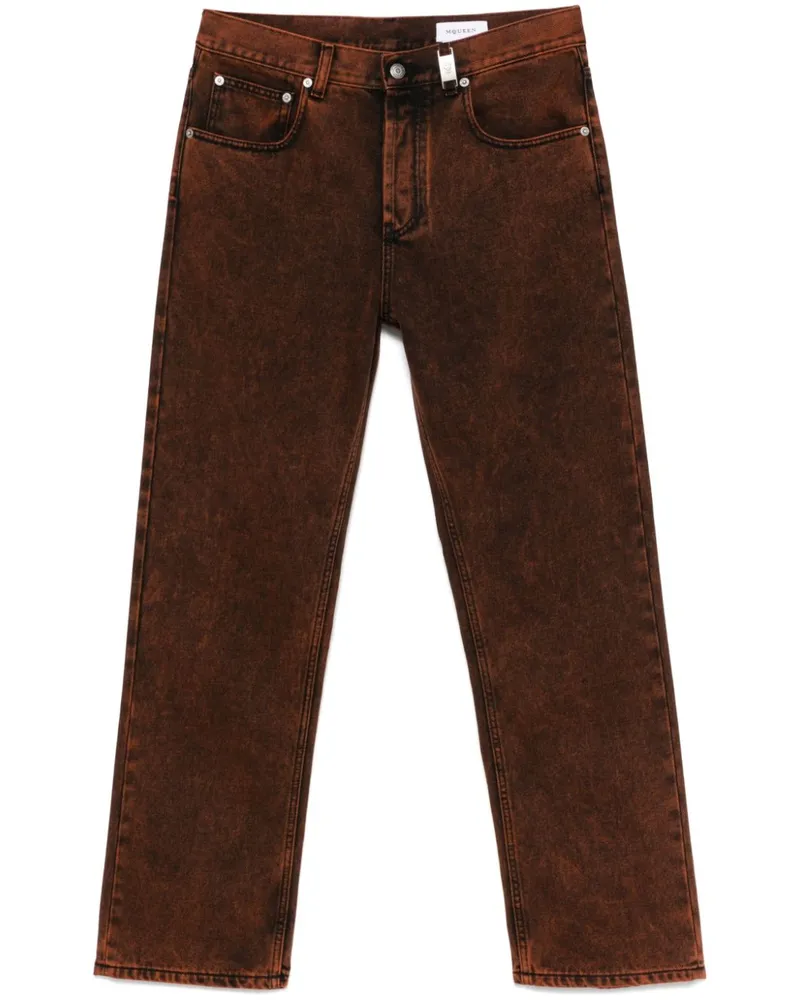 Alexander McQueen Jeans mit geradem Bein - Braun Braun