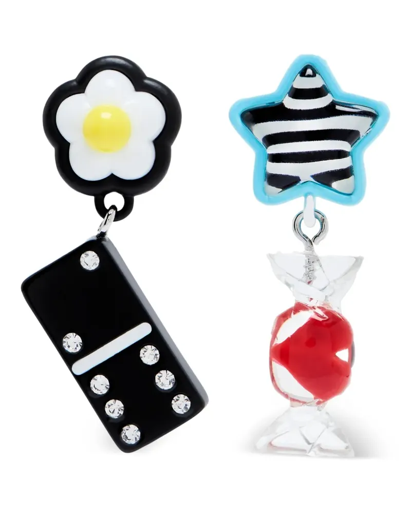 Marc Jacobs Sticker Charm Ohrringe - Silber Silber