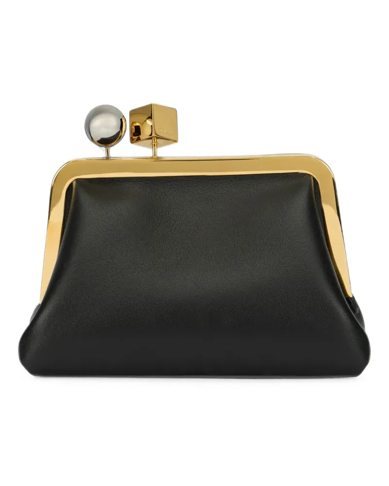 Jacquemus The Berlingot small clasp bag - Schwarz Schwarz