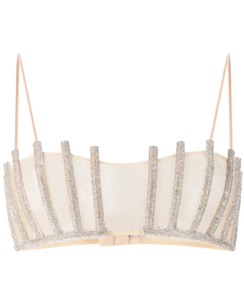 Nuè Bralette mit Strass - Nude Nude