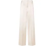 Satinhose mit geradem Bein - Nude