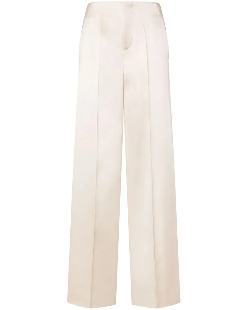 Philosophy Di Lorenzo Serafini Satinhose mit geradem Bein - Nude Nude