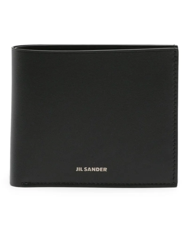 Jil Sander Portemonnaie mit Klappe - Schwarz Schwarz