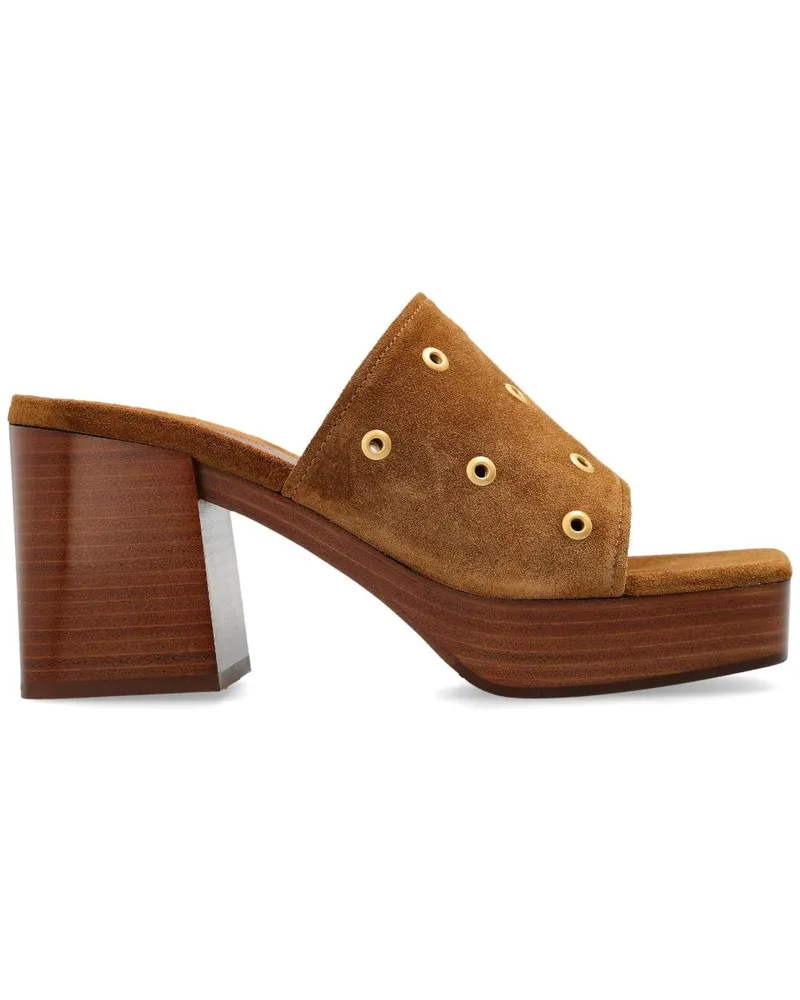 Gianvito Rossi Mules aus Wildleder - Braun Braun