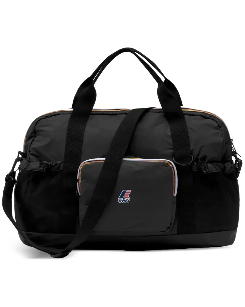 K-Way Marcel Reisetasche mit Logo - Schwarz Schwarz
