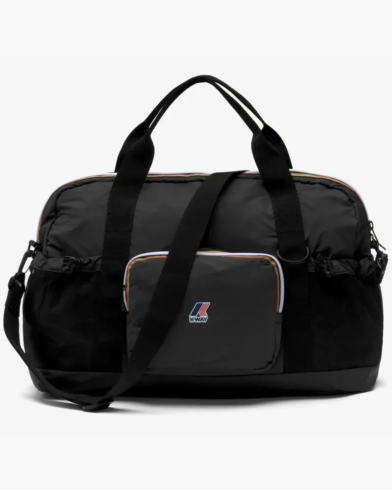 K-Way Marcel Reisetasche mit Logo - Schwarz Schwarz