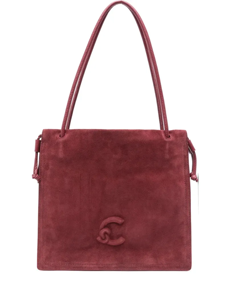 Coccinelle Schultertasche aus Wildleder - Violett Violett